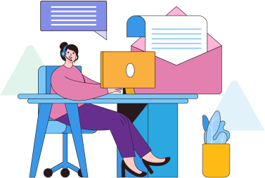 Contact Us Illustration - MINTIT